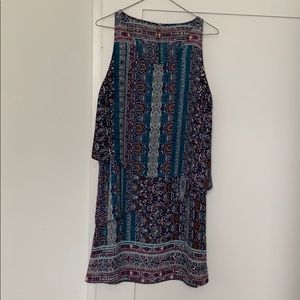 Fun pattered tiered dress